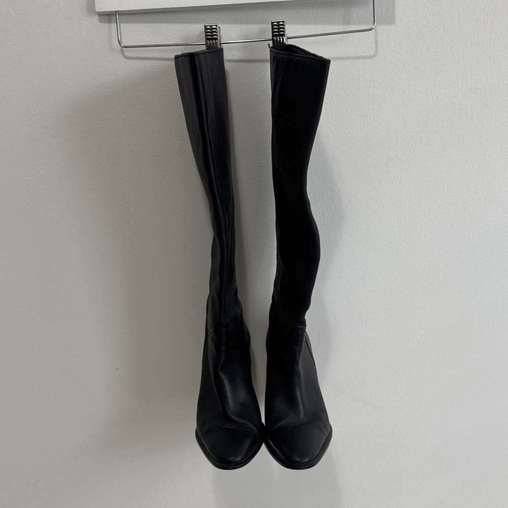 Zara Black Over the Knee Boots